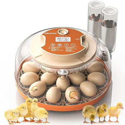 18 Egg Incubator, Automatic Turning by GROPOW