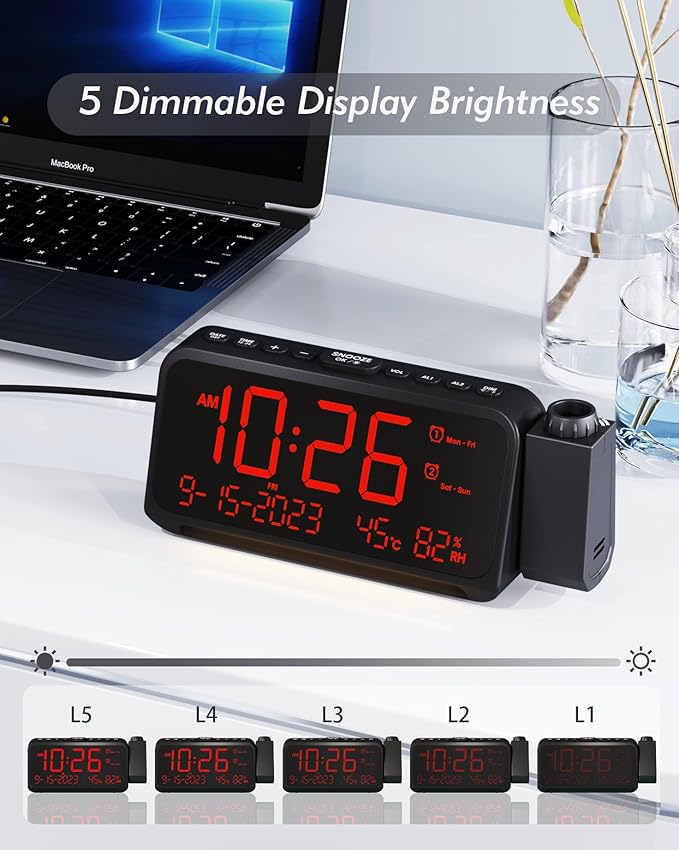 Roxicosly Projection Alarm Clock - Image 4