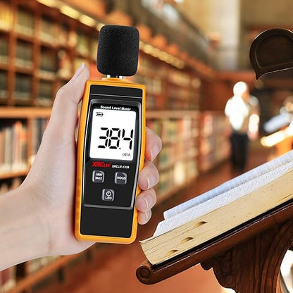 Decibel Meter Sound Level Reader 30-130dB, Hand-held Sound Noise Meter - Image 7