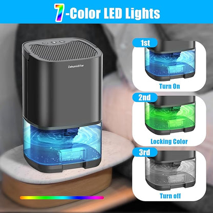 Dehumidifiers for Bedroom 35oz Small Dehumidifier for Home 2500 Cubic Feet - Image 3