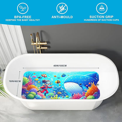 XIYUNTE Baby Bath Mat for Tub Non Slip Kids Bath Mat - Image 2