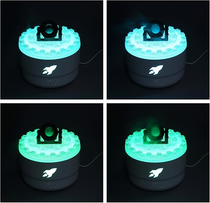 Essential Oil Diffuser Humidifier, Quiet 200ml Cool Mist Humidifier Aromatherapy - Image 8