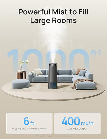 DREO 16L Smart Humidifier Large Room 1000 ft², 130H Cool Mist Air Humidifiers - Image 3