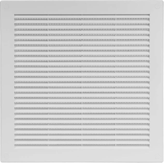 12" x 12" Square Air Vent Cover – White Plastic Vent Deflector by Unknown