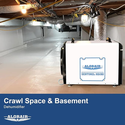 ALORAIR Duct-able Version Basement/Crawl Space Dehumidifiers 198 PPD Commercial - Image 5