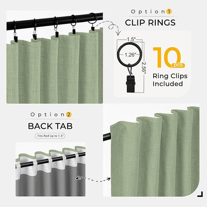 INOVADAY Thermal Sliding Door Curtains 100% Blackout Curtains - Image 4