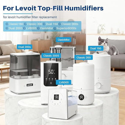 30 Pack Top Fill Humidifier Filter Replacement - Image 2