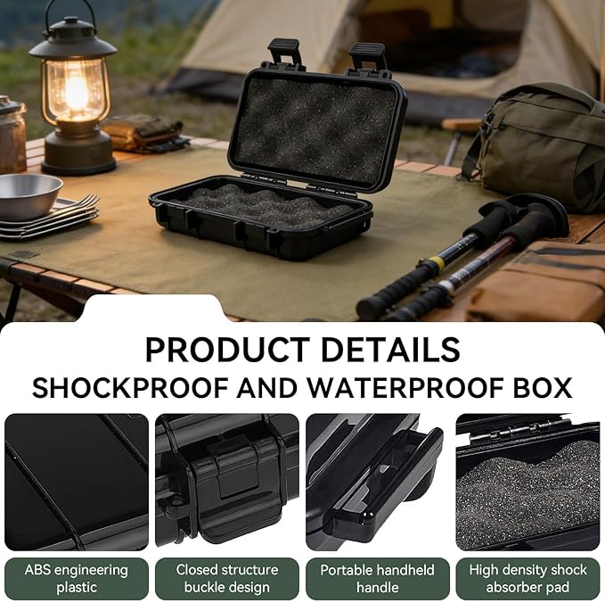 Outdoor Case, Water Proof Dry Box Shockproof and Pressureproof Sealed Storage - Image 4