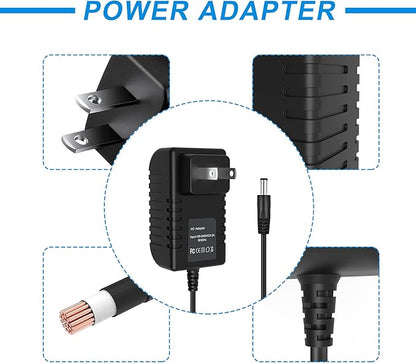 AC Adapter Compatible with Dickson:R157 12V Temp/Humidity Data Logger Flat - Image 4