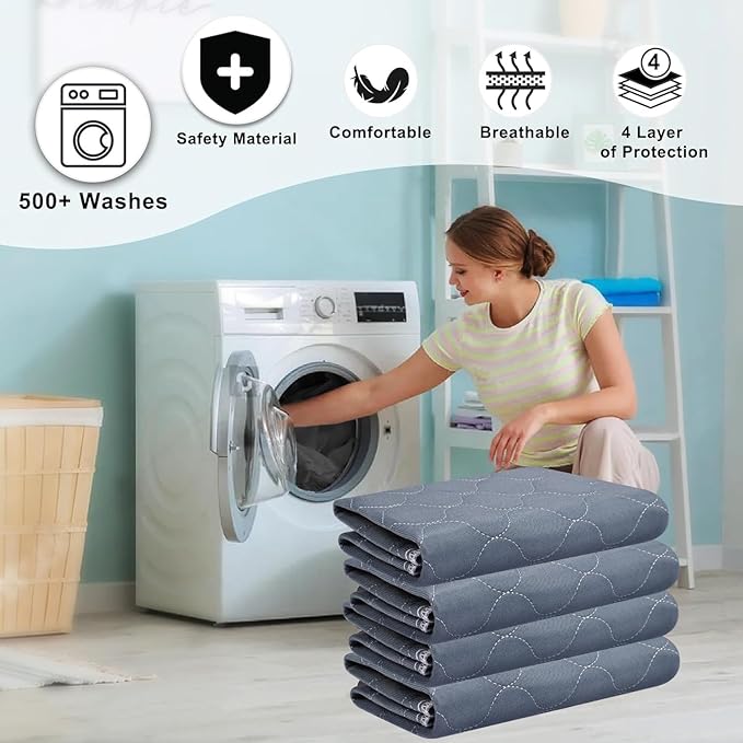 RIQINXIN Waterproof Quilted Chair Pads - Image 3