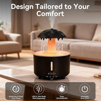 Missfly Aromatherapy Diffuser, Clouds and Cool Mist Humidifier, 360° Rotatable - Image 4