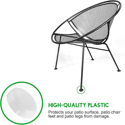 Biaungdo 24 Pack 1.5 Inch Wrought Iron Patio Furniture Feet, Patio Furniture - Image 3