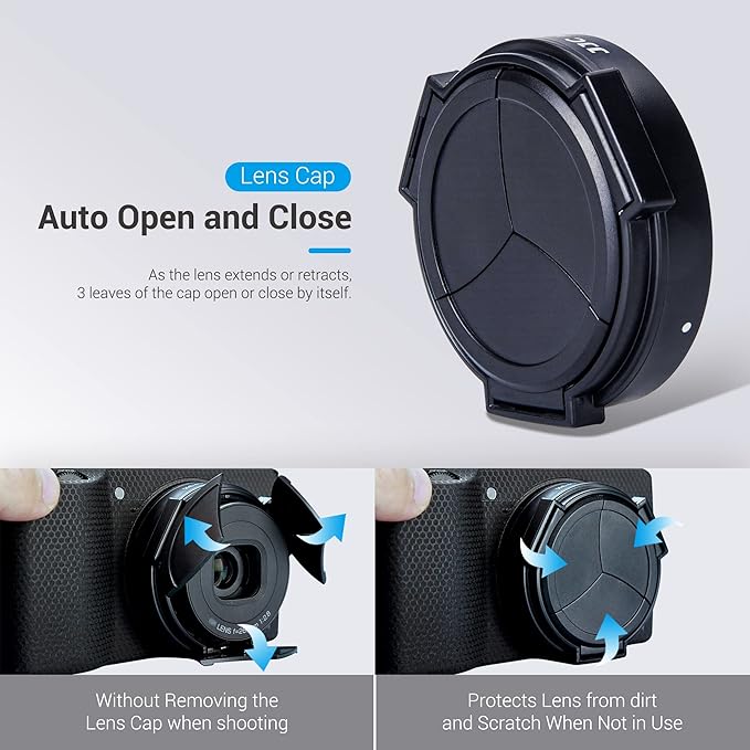 JJC Auto Open and Close Lens Cap Cover - Image 3