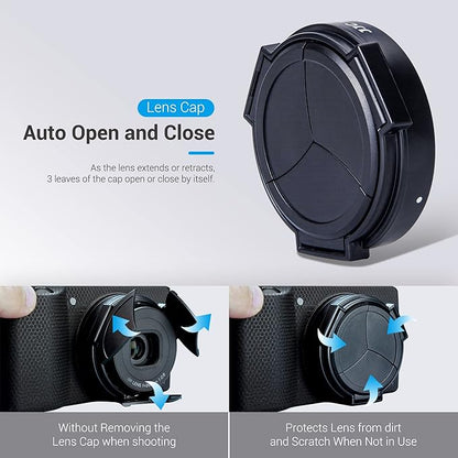 JJC Auto Open and Close Lens Cap Cover - Image 3