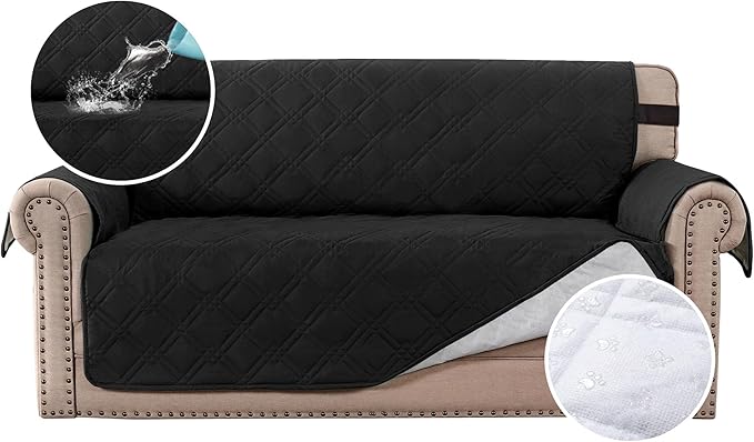 H.VERSAILTEX 100% Waterproof Sofa Slipcover Washable Loveseat Cover by HVERSAILTEX