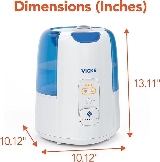 Vicks Dual Comfort Cool + Warm Mist Humidifier - Image 8