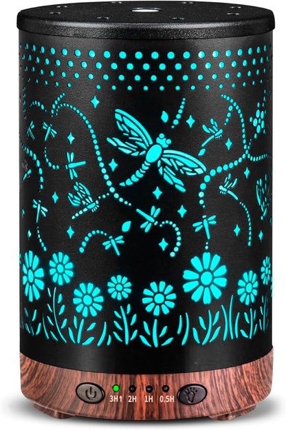 Essential Oil Diffuser 120ML Metal Aromatherapy Diffuser by JOYOLO