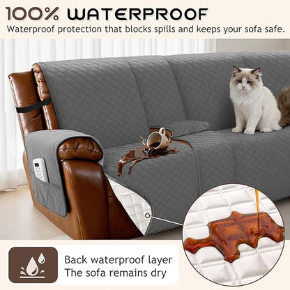 Arfntevss Waterproof Recliner Sectional Couch Covers - Image 2