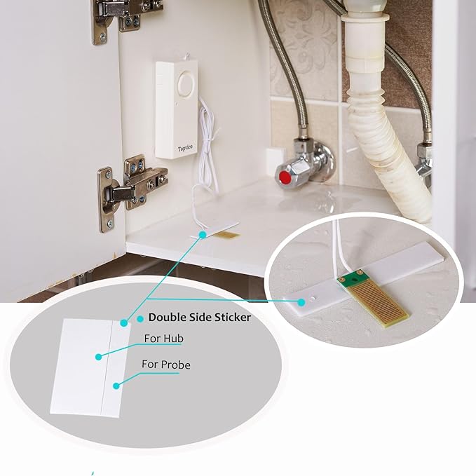 Topvico Water Leak Sensor Detector Flood Alarm - Image 3