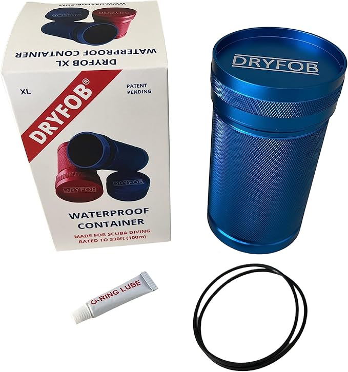 DRYFOB Waterproof PLB or Car Key Container, Holder by DRYFOB