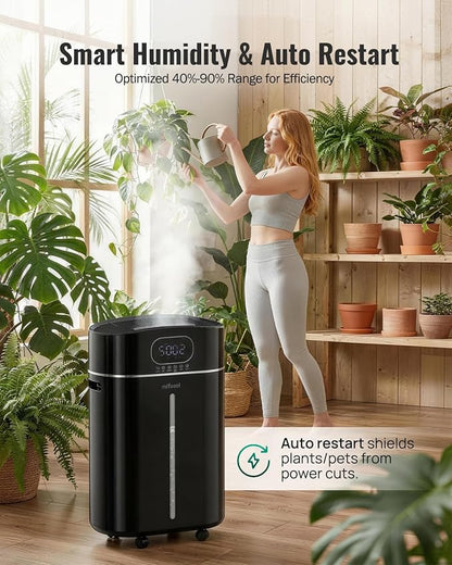 4.2Gal/16L Cool and Warm Mist Humidifier Large Room, Auto Restart Humidifiers - Image 5
