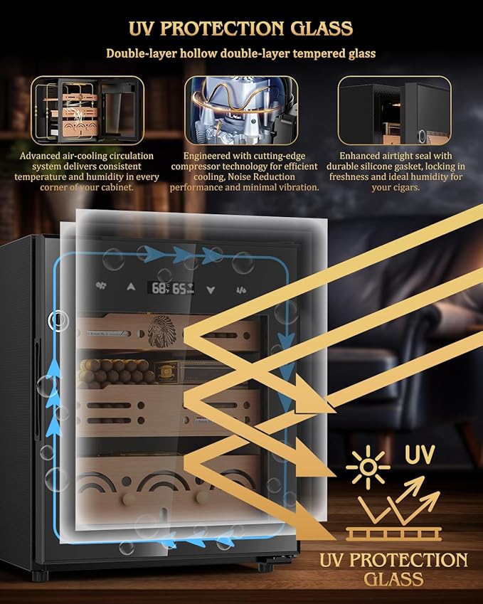 Electric Cigar Humidor Cabinet - Image 5