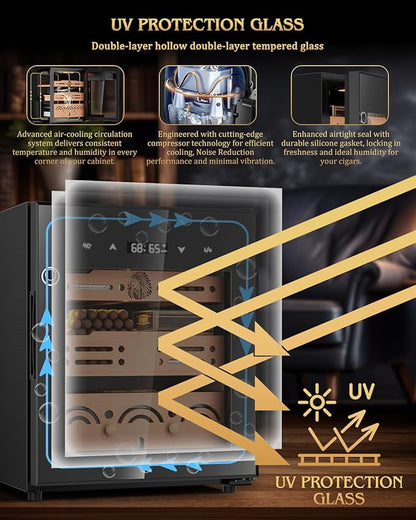 Electric Cigar Humidor Cabinet - Image 5