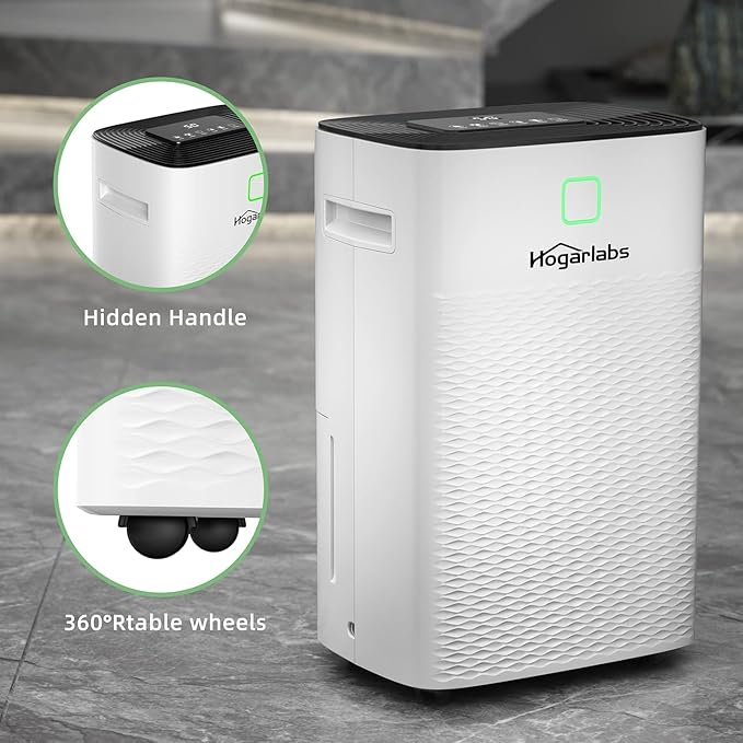 HOGARLABS Smart Dehumidifier for Basement Home, Silent Dehumidifier - Image 8