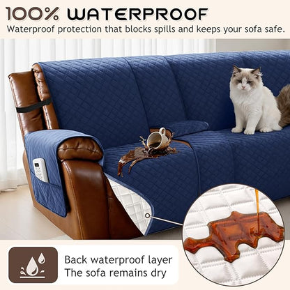 Arfntevss Waterproof Recliner Sectional Couch Covers - Image 2