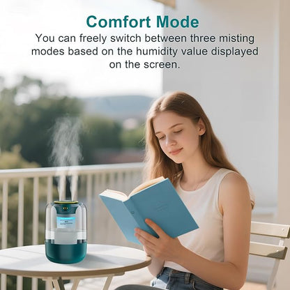 Humidifier with Double Nozzle, 2.2L Humidifiers - Image 3