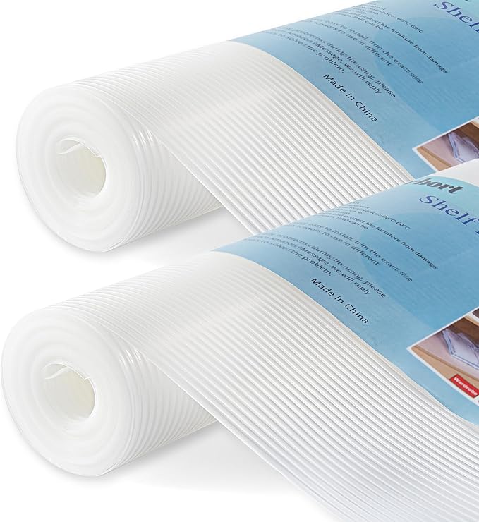2 Rolls Shelf Liners, 16 Inches x 20 FEET Non-Slip Kitchen Cabinet Liner - Image 8