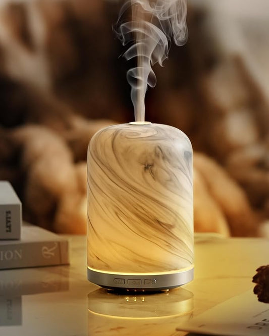 Essential Oil Diffuser – 2.4MHz Ultrasonic Aromatherapy Diffuser, Health Night by ONABOVIVA