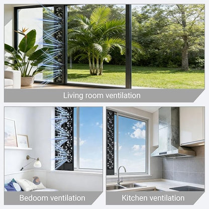 Vertical Window Exhaust Fan for Sliding Windows, Retractable Window Exhaust Fan - Image 7