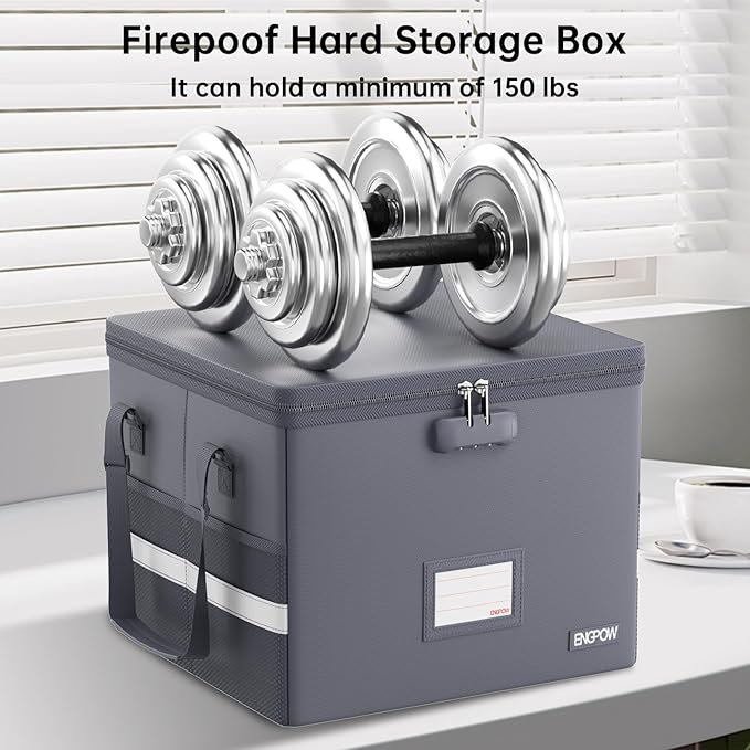 ENGPOW 5200°F File Box Fireproof Document Box - Image 6