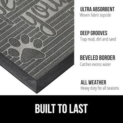 GORILLA GRIP 100% Waterproof All-Season WeatherMax Doormat US Designed Natural - Image 3