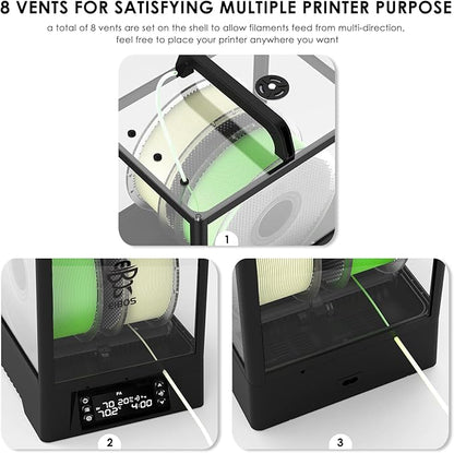 【EIBOS Upgraded 2026】 3D Printer Filament Dryer Box Polyphemus - Image 9