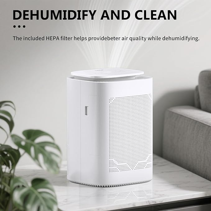 Dehumidifier and Air Purifier Combo HEPA H13 Filter and Negative Air Ion - Image 3