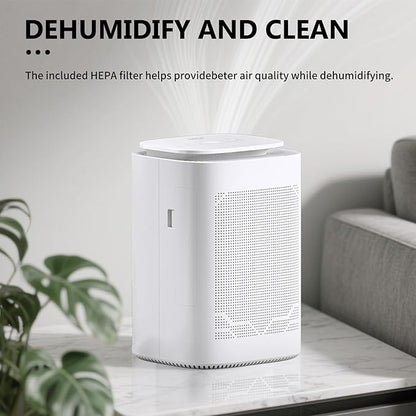 Dehumidifier and Air Purifier Combo HEPA H13 Filter and Negative Air Ion - Image 3