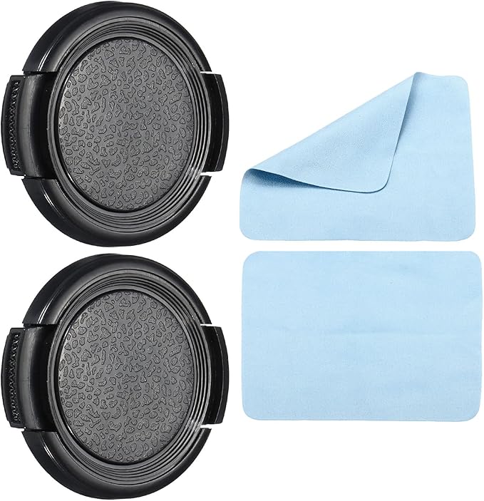 PATIKIL Camera Lens Cap, 2 Pack Sides Pinch Front Lens Cover by PATIKIL