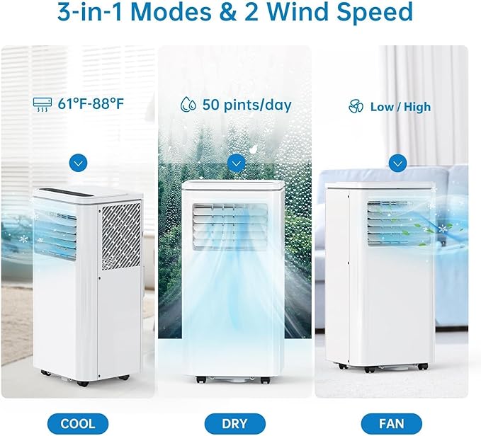 GarveeLife 8000 BTU Portable Air Conditioner - Image 9