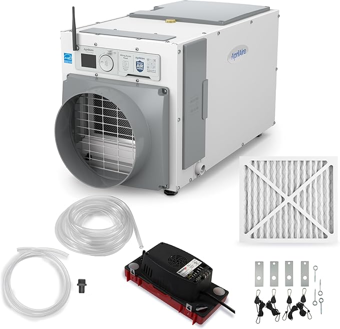 AprilAire E080W Smart Wi-Fi Whole-House Dehumidifier, 80-Pint ENERGY STAR by AprilAire