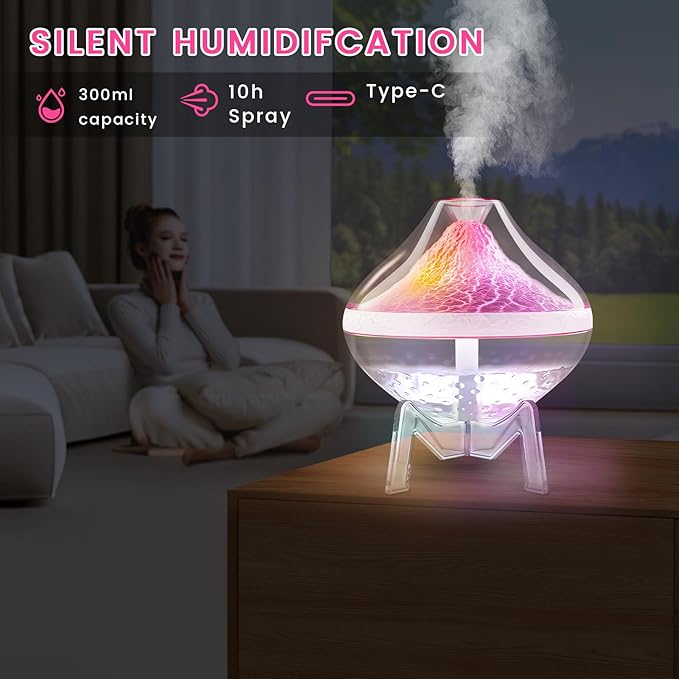 Small Humidifiers for Bedroom Cool Mist Ultrasonic, Baby Humidifier - Image 3