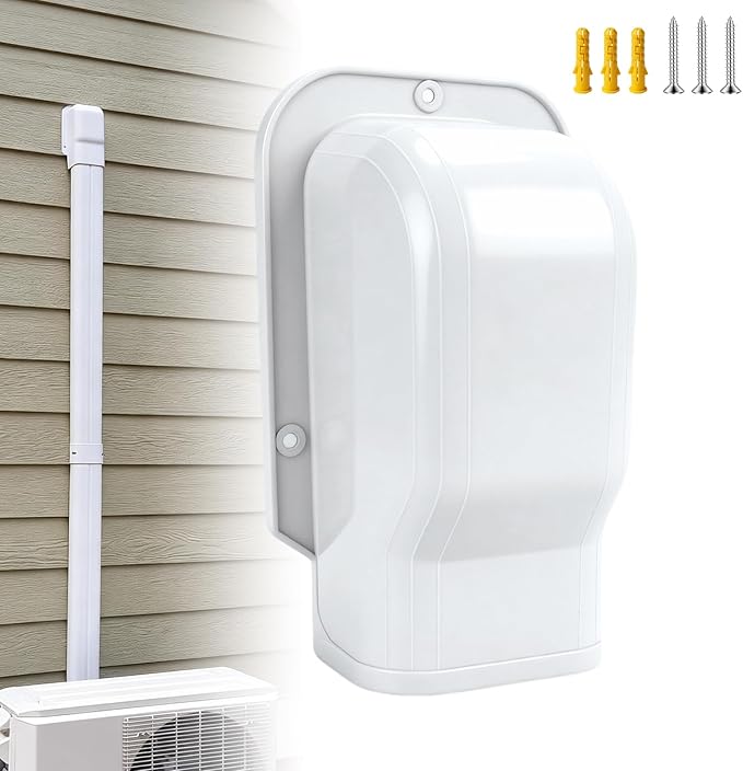 3'' Wall Entry Cover for Ac Lines, Mini Split Lineset Cover for Ductless Air - Image 2