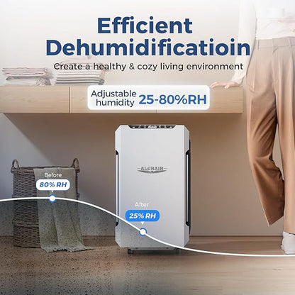ALORAIR 120 Pints Commercial Grade Dehumidifier - Image 5