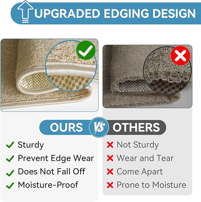 Non Slip Shower Mat Bathtub Mat 16x24 Inch, Quick Dry Bath Mat - Image 6
