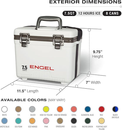 Engel UC7 7.5qt Leak-Proof, Air Tight, Drybox Cooler and Small Hard Shell - Image 5