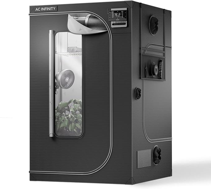 AC Infinity CLOUDLAB 866, Advance Grow Tent 5x5, Thickest 1" Poles, 2000D Mylar by ACInfinity