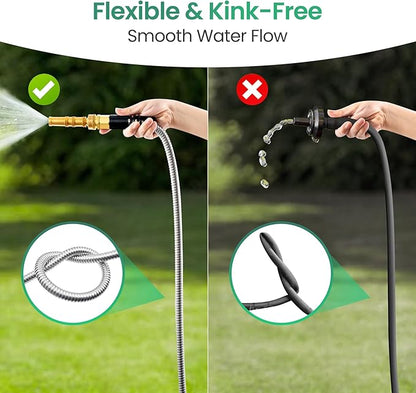 Cesun Metal Garden, Short Connector, Water Lead-in Hose Extension, Extremely - Image 3