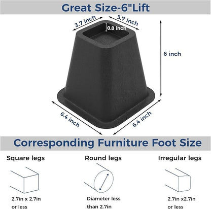 ALORAIR Dehumidifier Riser Kit 4-Pack, 6 Inch Heavy-Duty Universal Crawl Space - Image 3