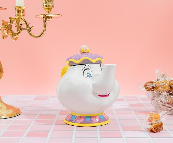 Silver Buffalo Disney Beauty and the Beast Mrs. Potts Teapot 3D Sculpted - Image 7